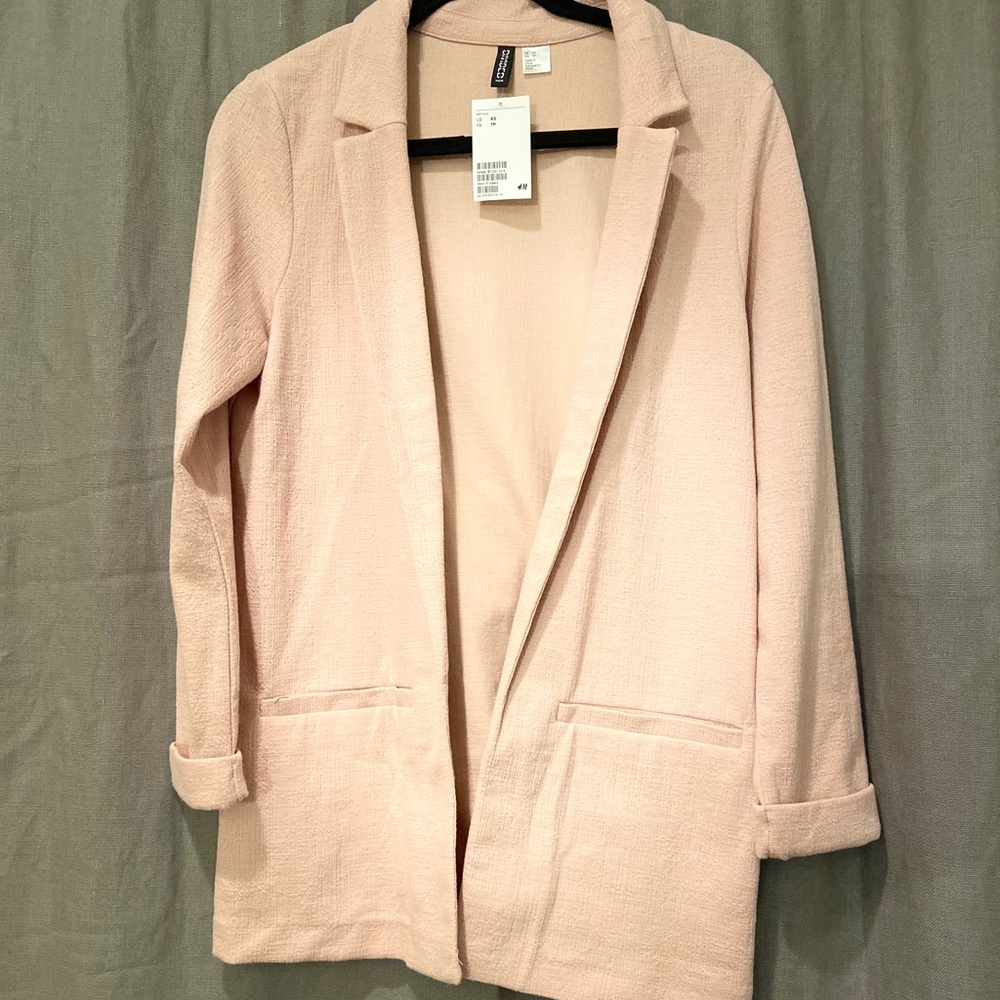 NWT H&M  blush blazer